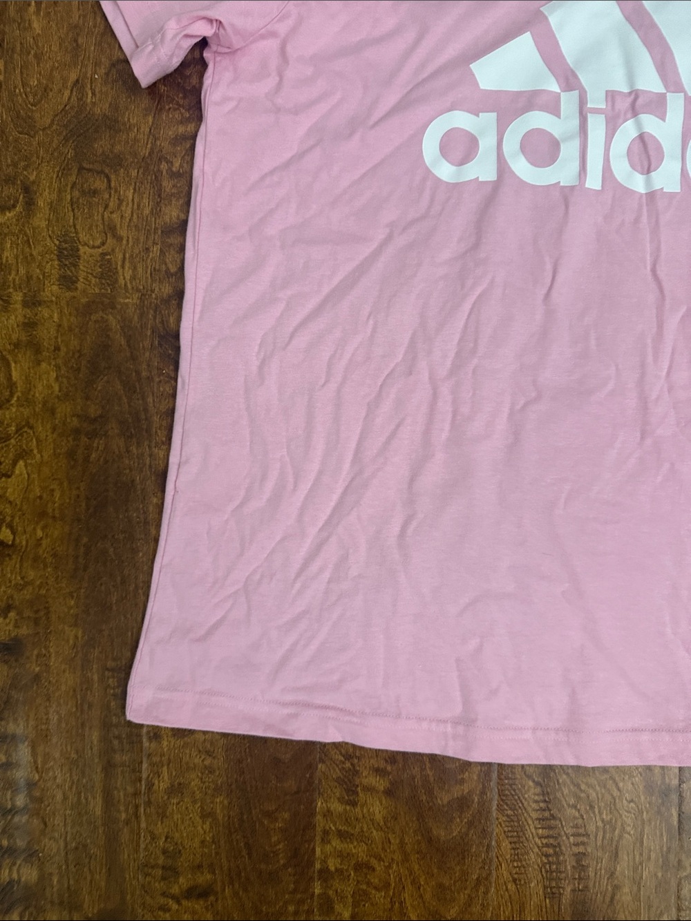 adidas Men’s Light Pink Short Sleeve Logo Tee Size XL - Picture 7 of 16
